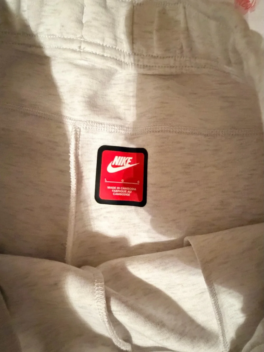 Nike Tech Men’s Light Gray Athletic Shorts with Black Details